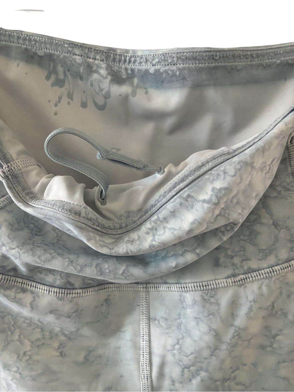 Lululemon Fast and Free Tight 25" Nulux
City Grit White Blue Fog sz 6 high rise - Picture 6 of 6